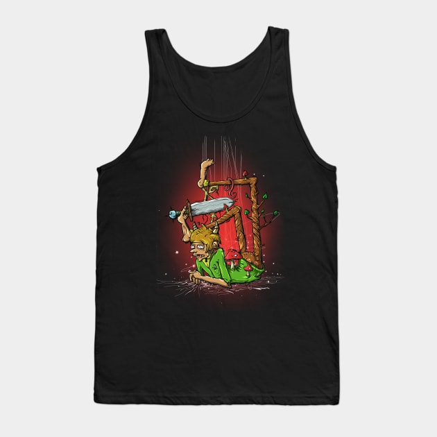 Wood Goblin Tank Top by makarxart